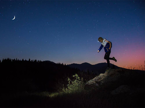 Fenix - LED Stirnlampe - 240 Lumen - AA - Schwarz - HM23