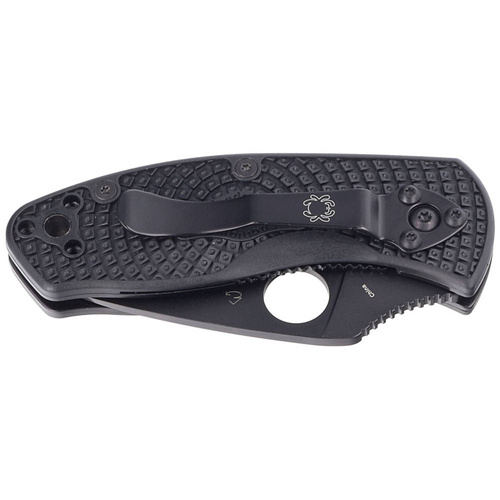 Spyderco - Klappmesser Ambitious Lightweight - 8Cr13MoV - Schwarz - C148PBBK