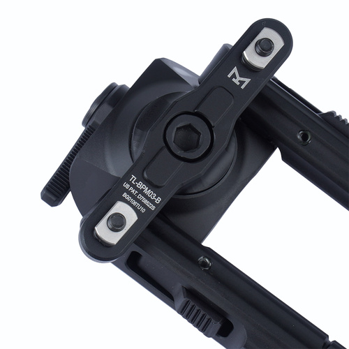 UTG - Recon 360 TL Zweibein - 8'' - 12'' - M-LOK - Schwarz - TL-BPM03-B