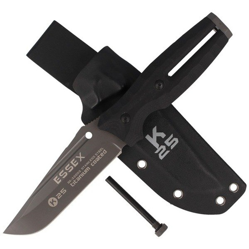 K25 - Essex Tactical feststehendes Messer mit Feuerstarter - 32003