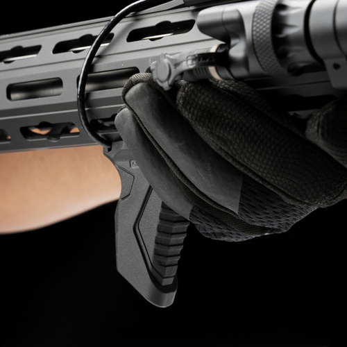 Strike Industries - Link Angled HandStop Frontgriff mit Cable Management System - M-LOK / KeyMod - Schwarz - SI-AR-HSFG-BK