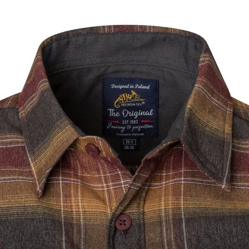 Helikon - GreyMan Hemd - Bernstein kariert - KO-GMN-PN-P0