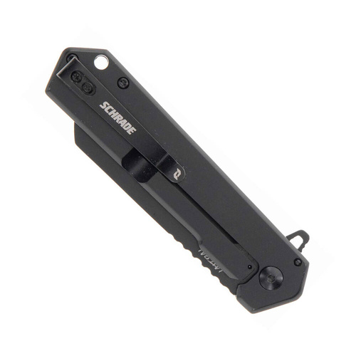 Schrade - Lateral BLK EDC Klappmesser - AUS-8 - Schwarz/Dunkelgrau - 1159293