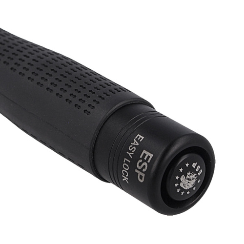 ESP - Gehärteter ergonomischer Ergonomic Easy Lock Teleskopschlagstock - 24" - Schwarz - ExBTO-24HE-BK