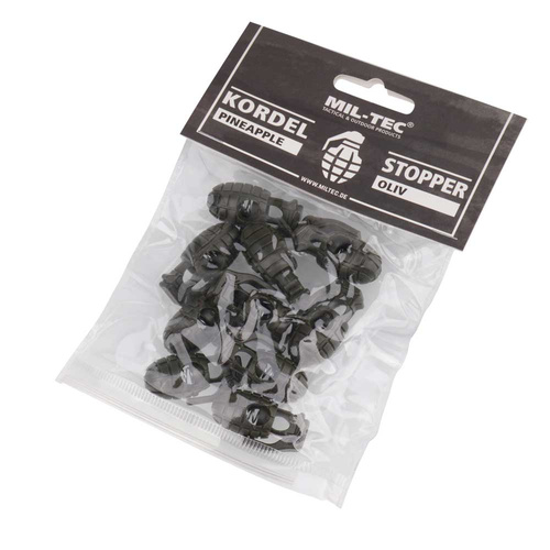 Mil-Tec - Ananas Kordelstopper - 10 Stück - OD Grün - 13458231