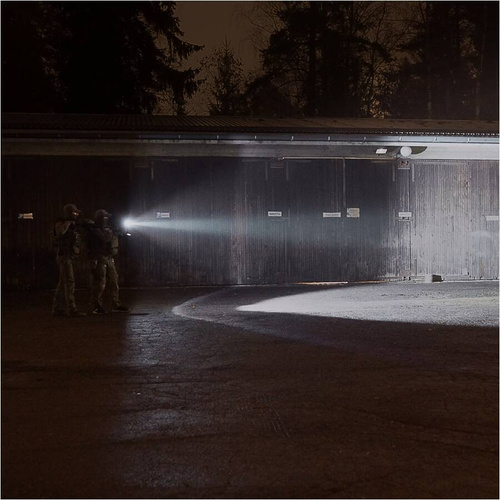 Fenix - Taschenlampe Taktische Waffe mit Laser GL23R - Luminus SFT40 LED - 1200 lm - Schwarz - GL23R