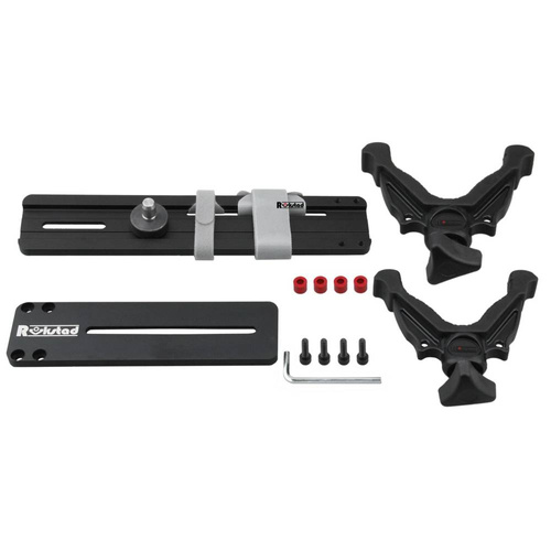 RokStad - Waffenauflage - TPM Shooting Rest - 1/4''-20 - Zweipunkt - Schwarz - RSGR-12