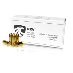 PFA - Pistolenmunition 9 x 19 Para FMJ 124 gr / 8 g - 50 Schuss