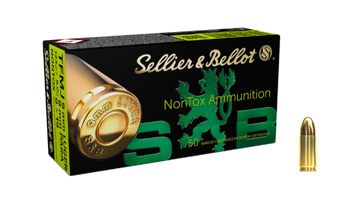 Sellier&Bellot - Pistolenmunition 9x19 Para TFMJ NONTOX 8,0 g