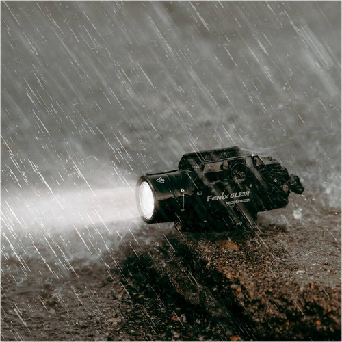Fenix - Taschenlampe Taktische Waffe mit Laser GL23R - Luminus SFT40 LED - 1200 lm - Schwarz - GL23R