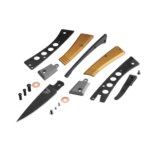 Benchmade - Klappmesser 315BK-01 Successor - M390 - Schwarz/Gold - 315BK-01