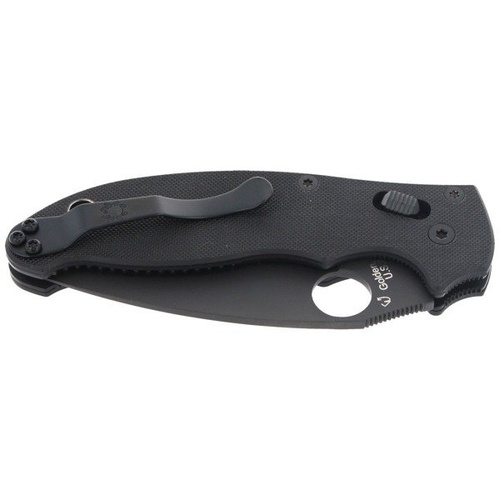 Spyderco - Manix™ 2 G-10 Schwarz / Schwarz Klinge Messer - C101GPBBK2
