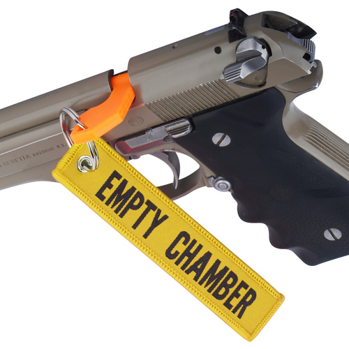 Fostex - Sicherheitsfahne mit Anhänger für leere Kammer - Polymer - Gelb - 251311