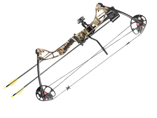 Poe Lang - Flaschenzugbogen Rex Quad - 20-65 lb - 28" - Camo - CO-029F