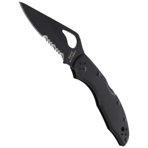 Spyderco - Byrd Meadowlark™ 2 Edelstahl Schwarz / Schwarz Klinge CombinationEdge Messer - BY04BKPS2