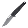 Real Avid - Klappmesser EDC RAV-6 - Aluminium - Kohlefaser - Tanto - Schwarz - AVRAV6