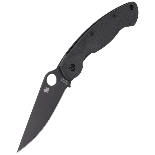 Spyderco - Military™ Modell G-10 Schwarz / Schwarz Klinge Messer - C36GPBK