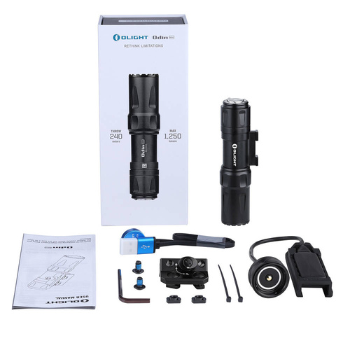 Olight - Waffenlicht LED Odin Mini - 1250 Lumen - Schwarz