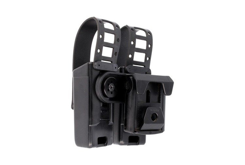 ESP - Doppelter verriegelbarer Magazinlader für 9 mm / .40 - UBC-01 Montage - Schwarz - MH-04-S BK