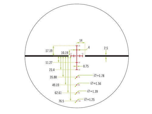 Vortex Optics - Crossfire II 2-7x32 Armbrust 1" XBR-2 Zielfernrohr - CF2-CB1