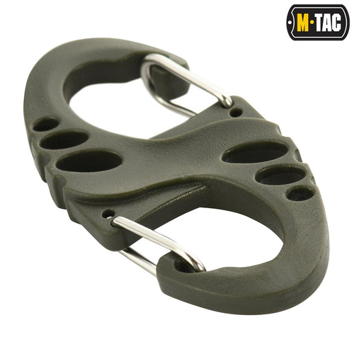 M-Tac - Doppelkarabiner S-Haken - Olive - MTC-SHKCRBNR-OD