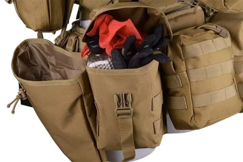 GFC Tactical - Cargo Pouch mit Schnalle - Nylon - Olive - GFT-19-018398