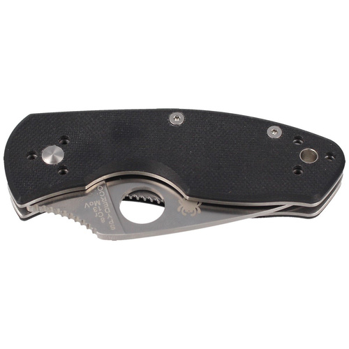 Spyderco - Ambitious G-10 Schwarz Plain Klappmesser - C148GP