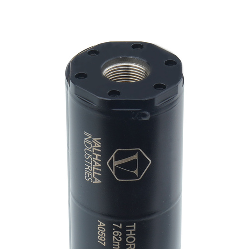 Valhalla Industries - Multifunktionale Mündungsvorrichtung Thor Mk 2L 7.62 mm | 5/8×24 - Schwarz