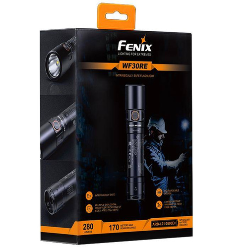 Fenix ​​​​- LED-Taschenlampe mit 2600-mAh-Akku - 280 lm - WF30RE