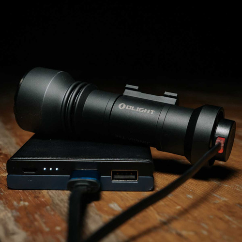 Olight - Javelot Tac M Wiederaufladbare LED-Taschenlampe mit M-LOK-Halterung - 1000 Lumen - Schwarz