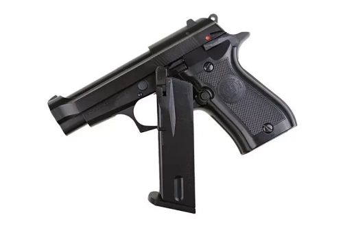 WE - Replica ASG Pistole M84 Mini - Grünes Gas - Schwarz - WET-02-009252
