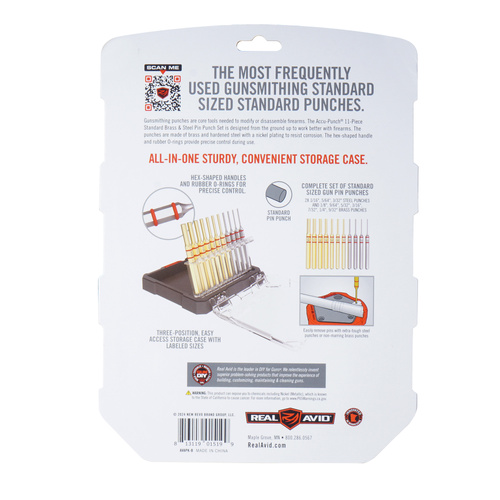 Real Avid - Accu-Punch Set - 11 Teile - Stahl/Messing - AVAPK-B