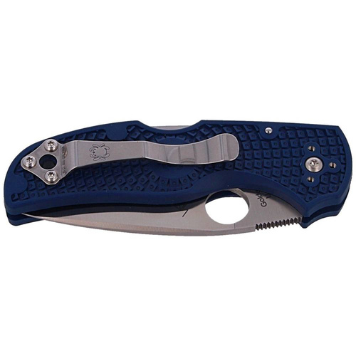 Spyderco - Klappmesser EDC Native 5 - Leaf-Shaped - FRN - CPM S110V - Dark Blue - C41DBL5