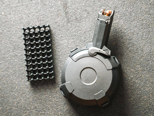 Magpul - PMAG® D-50® EV9™ Trommelmagazin für CZ Scorpion® EVO 3 - Schwarz - MAG1035-BLK	