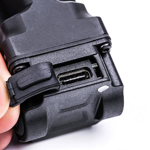 NEXTorch - Waffentaschenlampe mit Laser - 650 lm - Aluminium - Schwarz - WL22R