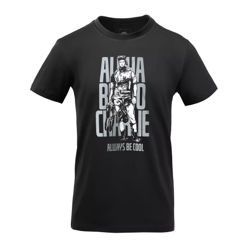 Helikon - T-shirt Alpha Bravo Charlie - Baumwolle - Schwarz - TS-ABH-CO-01