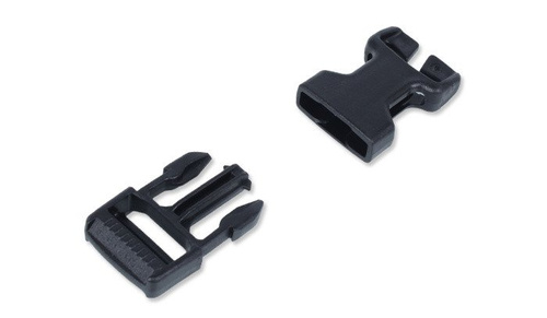 ITW Nexus - GTSR 1in Schnalle mit geteiltem Stegkörper - Schwarz