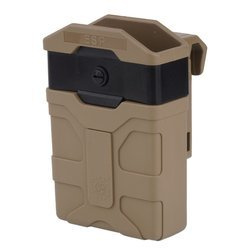 ESP - Gürtelmontierter, drehbarer Kunststoffhalter für M16, M4 Magazin - Khaki - MH-04-AR15 KH