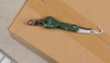 Nite Ize - DoohicKey Schlüsselanhänger Hakenmesser - Olive - KMTC-08-R7