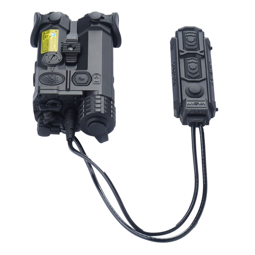 Holosun - Laserzielanzeiger Iris-4 mit Taschenlampe - Aluminium - Grün - IR - Schwarz - IRIS-GR4