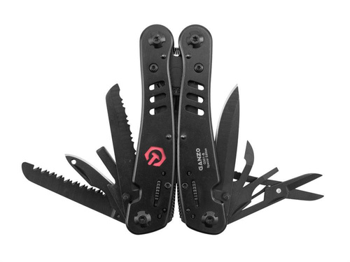 Ganzo - Multitool mit einem Satz Bits - 14 Werkzeuge - G301-B