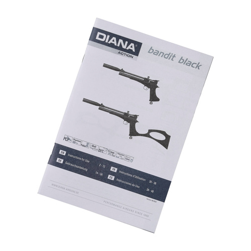 Diana - Air Gun Bandit PCP - 4.5mm Diabolo - Schwarz - 1910401