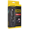 NiteCore - Wiederaufladbare LED-Taschenlampe EC23 - 1800 lm - 18650 / 3500 mAh - EC23