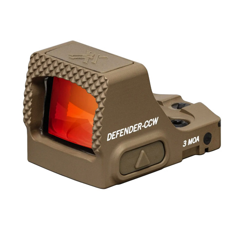 Vortex Optik - Rotes Zielfernrohr Defender CCW - 3 MOA - Tan - DFCCW-MRD3-T