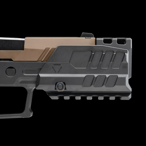 Strike Industries - Strahlenschutzschild für SMC Alfa/Bravo Pistolen - Schwarz - SI-SMC-BS-S