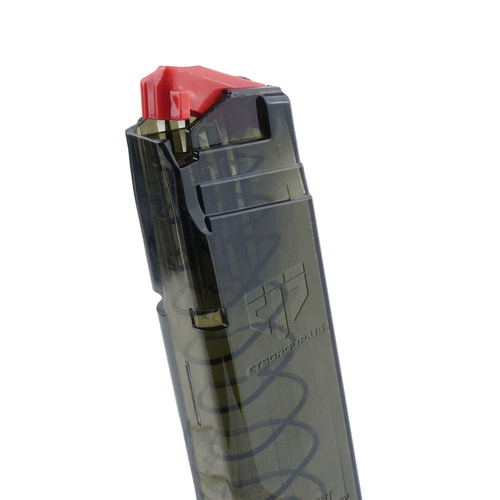 ETS - Polymer Magazin für Sig Sauer 320 - 9x19 mm - 15 Schuss - Carbon Smoke Serie - SMK-SG9-320-15