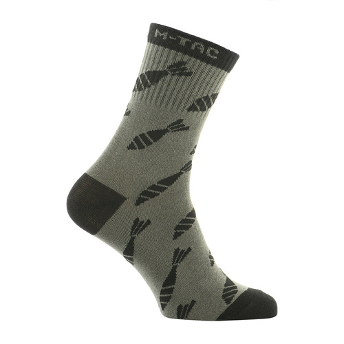 M-Tac - Mk.3 Sommersocken - Mörserbomben - Olive - 30903801