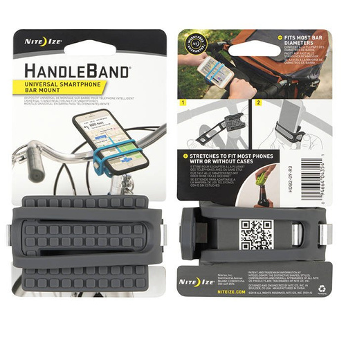 Nite Ize - HandleBand&reg; Universal Smartphone-Halterung - Grau - HDB2-09-R3 - Zubehör für Mobile