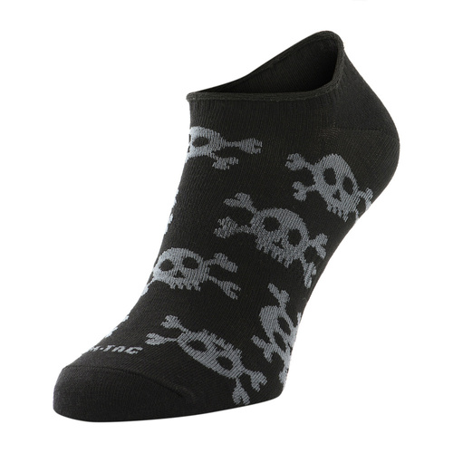M-Tac - Kurze Sommersocken mit Piratenschädel - Schwarz - 30907902