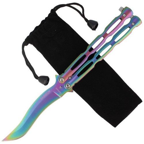 Martinez Albainox - Schmetterlingsmesser Balisong Regenbogen - 36297